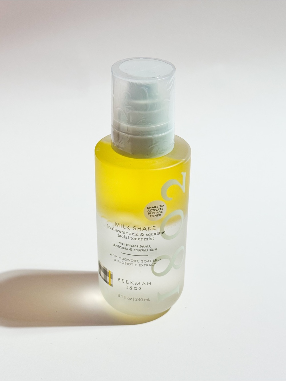 Beekman Milk Shake Hyaluronic Acid & Squalane Facial Toner Mist